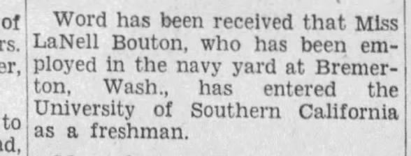 Clipping from The Billings Gazette